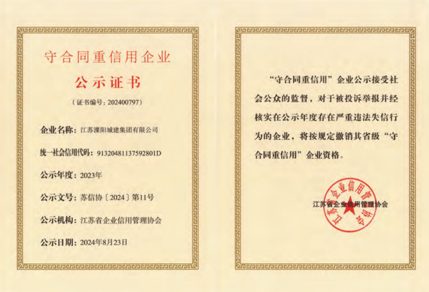 守合同重信用企業(yè)